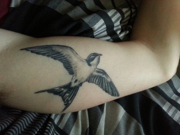 Mens Bird Tattoo