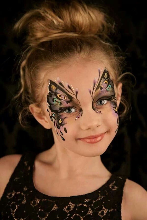 Butterfly Face Paint Easy Cheek Estrelaspessoais