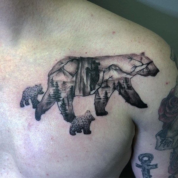 Bold Bear Tattoo Designs, Ideas & Meaning