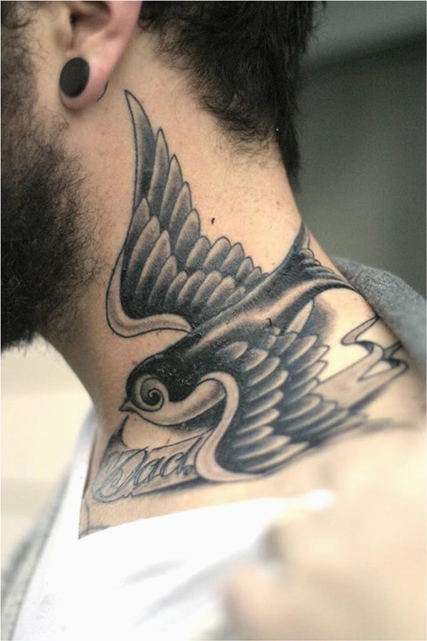 Cute Sparrow Tattoo Designs For Men