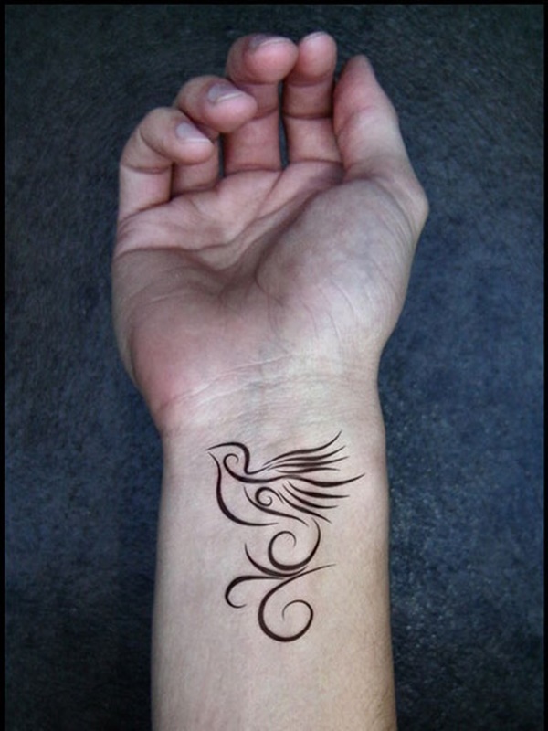 Cute Sparrow Tattoo Designs For Men