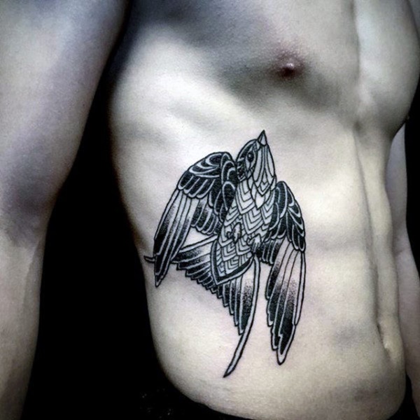 Cute Sparrow Tattoo Designs For Men