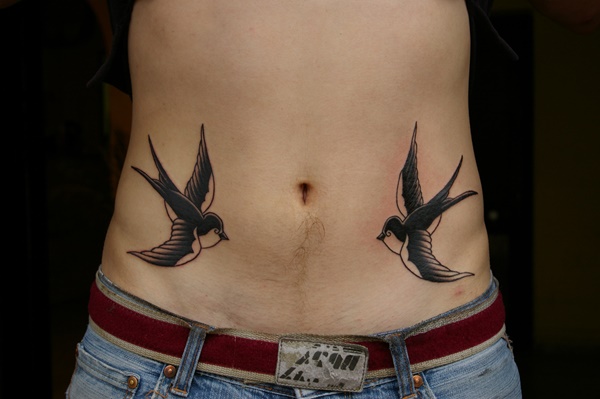 Cute Sparrow Tattoo Designs For Men