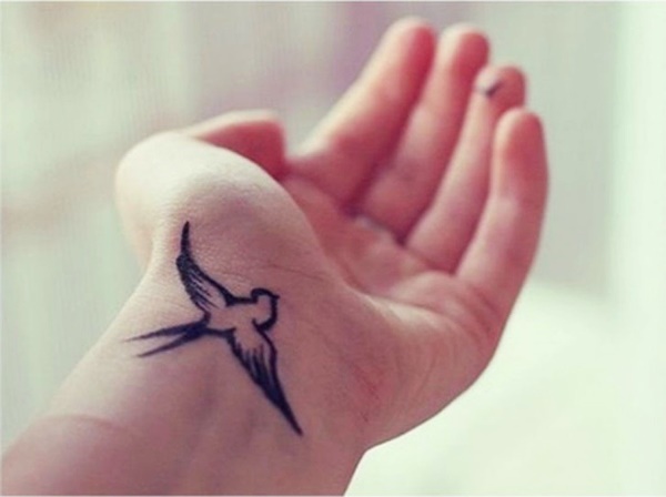 Cute Sparrow Tattoo Designs For Men