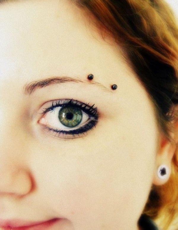 Really Cool and Stylish Eyebrow Piercing Ideas