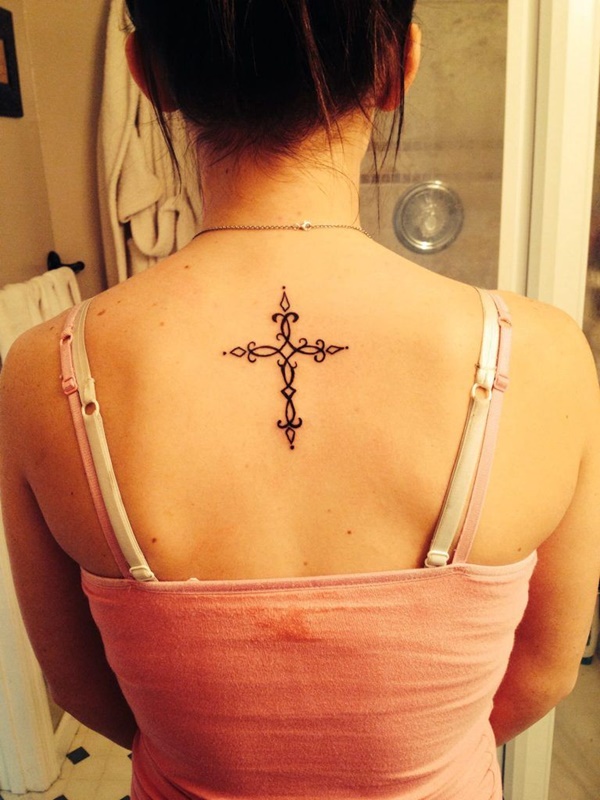 Unique Cross Tattoos Designs & Ideas For Women With Meaning