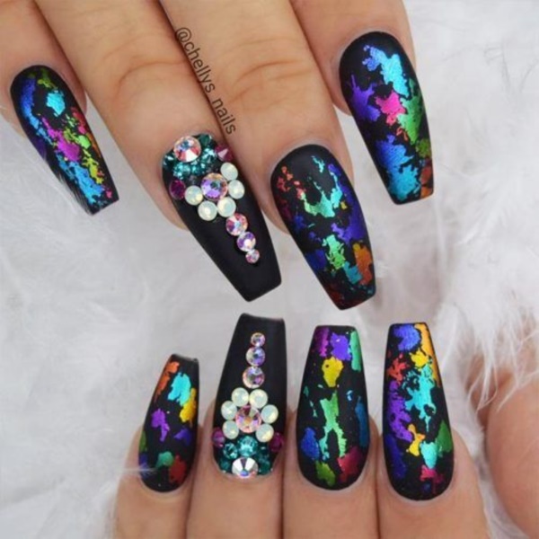 gorgeous-short-coffin-nail-designs