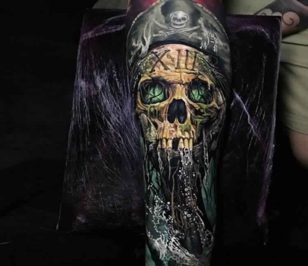 stylish-sugar-skull-tattoo-designs