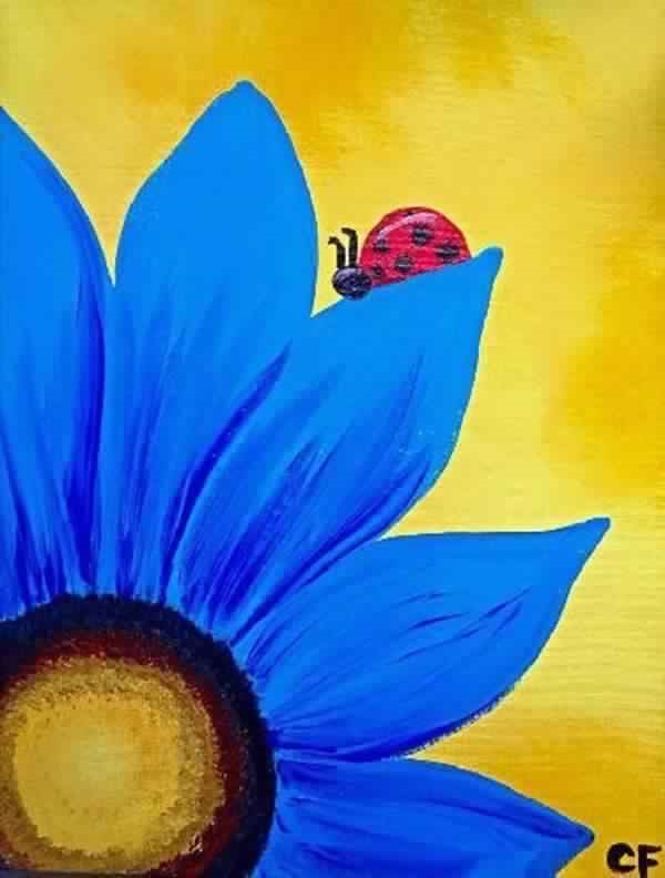 12+ Easy Flower Painting Ideas For Beginners – Buzz Hippy
