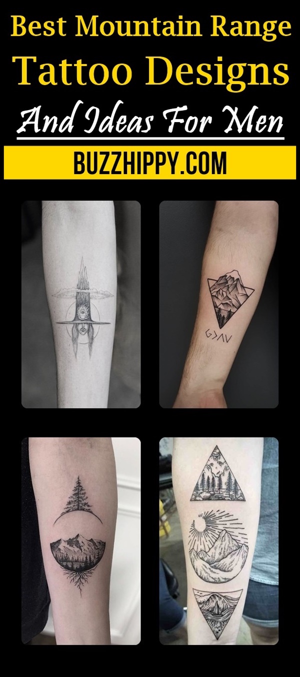 Best Mountain Range Tattoo Designs And Ideas For Men