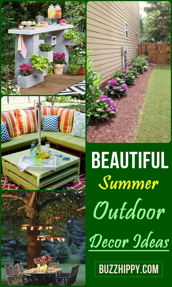 Beautiful Summer Outdoor Decor Ideas