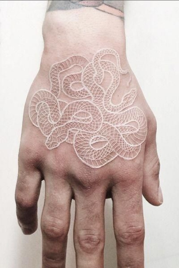 Cool White Ink Tattoo Designs And Ideas