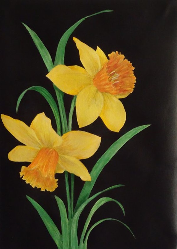 Simple And Easy Flower Paintings For Beginners