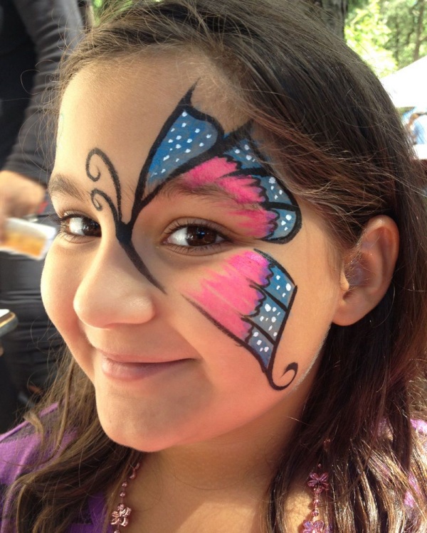 55 Easy Face Painting Ideas For Kids Buzz Hippy Facepaint's exclusive face painting butterfly kit is a great design for little girls. 55 easy face painting ideas for kids
