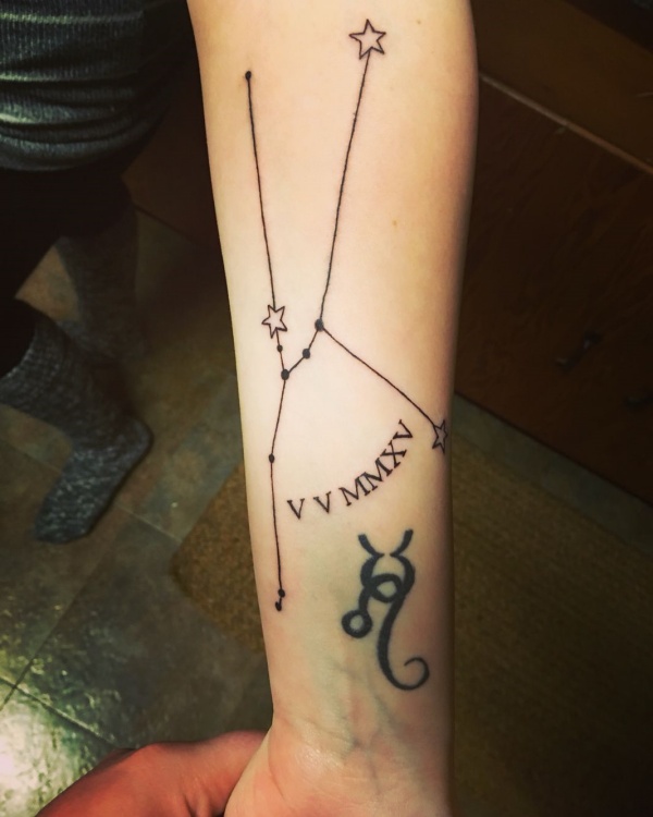 Taurus Constellation Tattoo Designs With Meaning