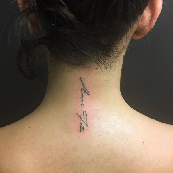 Beautiful Amor Fati Tattoo Designs and Meaning