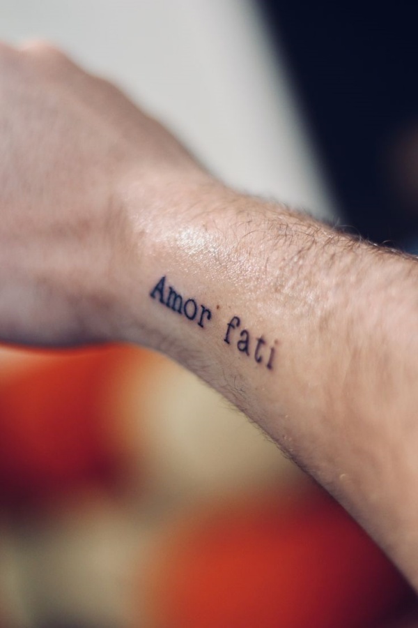 35 Beautiful Amor Fati Tattoo Designs and Meaning - Buzz Hippy