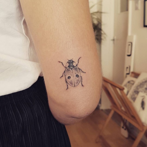 Cute Ladybug Tattoo Designs and Ideas