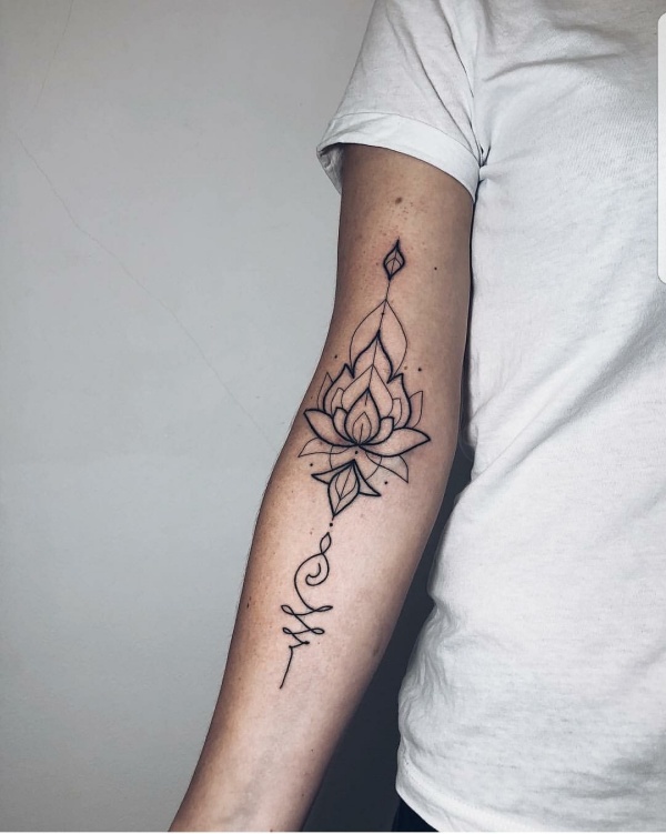 Unique Unalome Tattoo Designs With Meaning