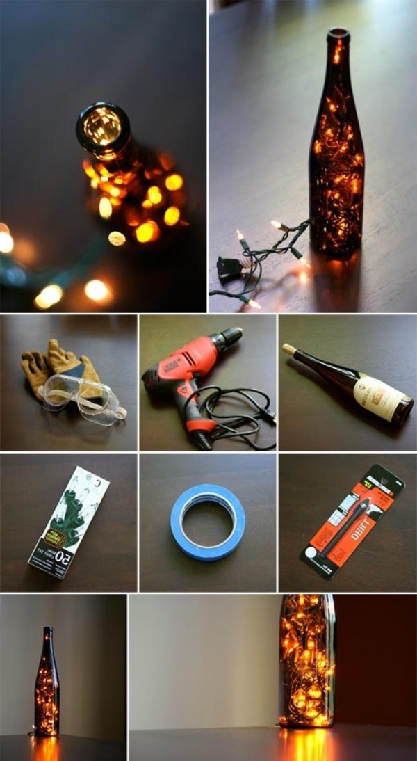 Amazing DIY Wine Bottle Craft Ideas