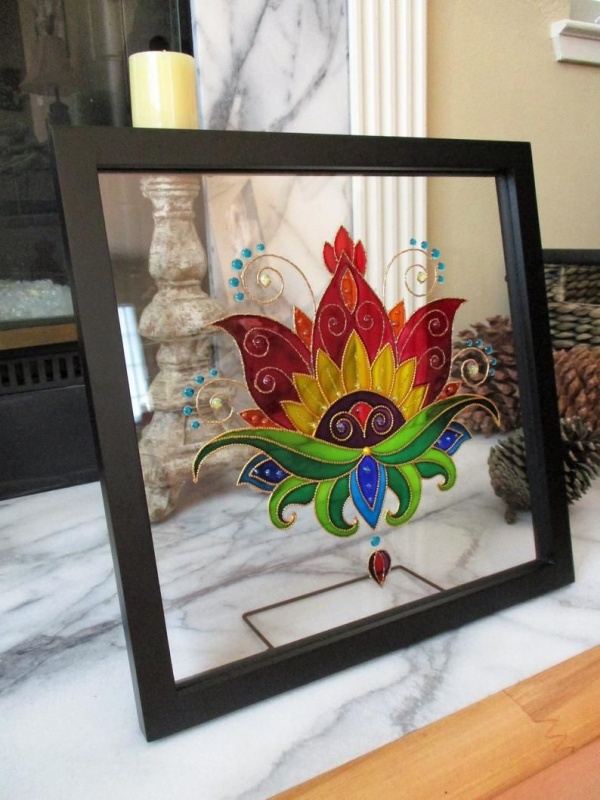 35 Amazing Glass Painting Designs And Ideas For Wall Hanging