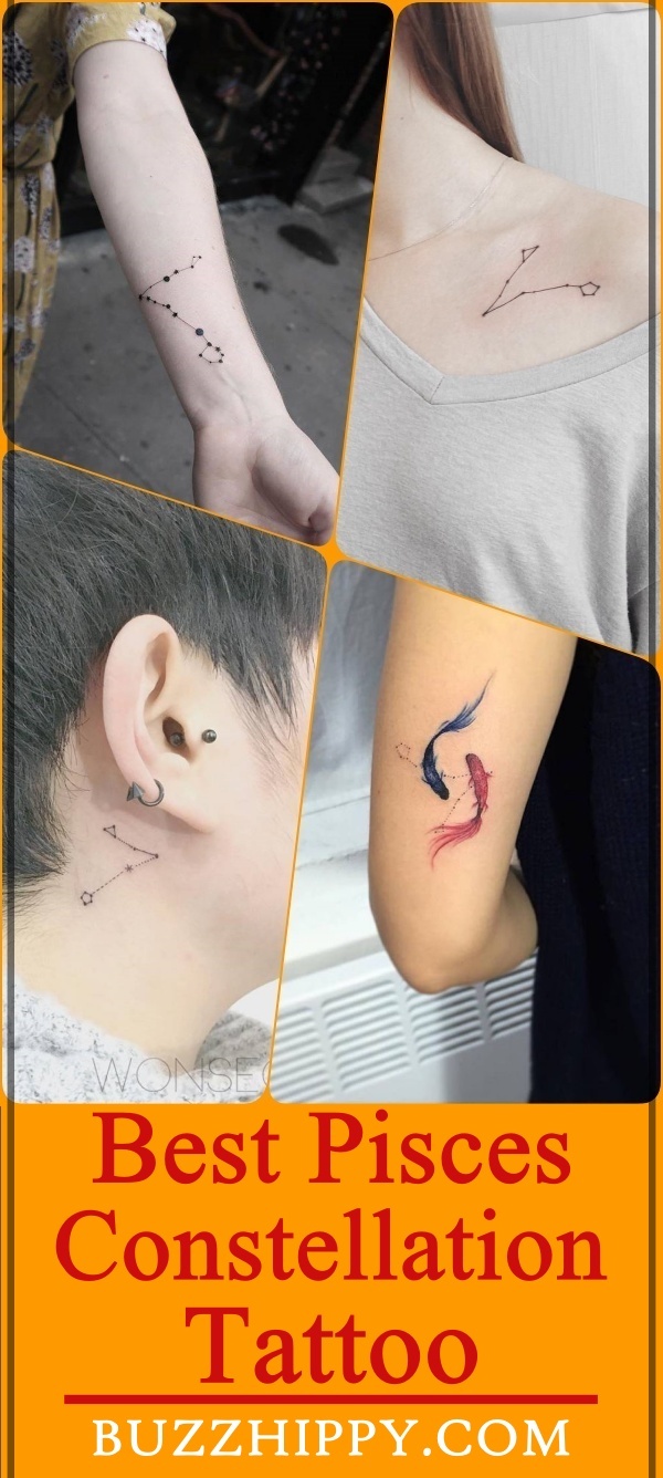 Best Pisces Constellation Tattoo
