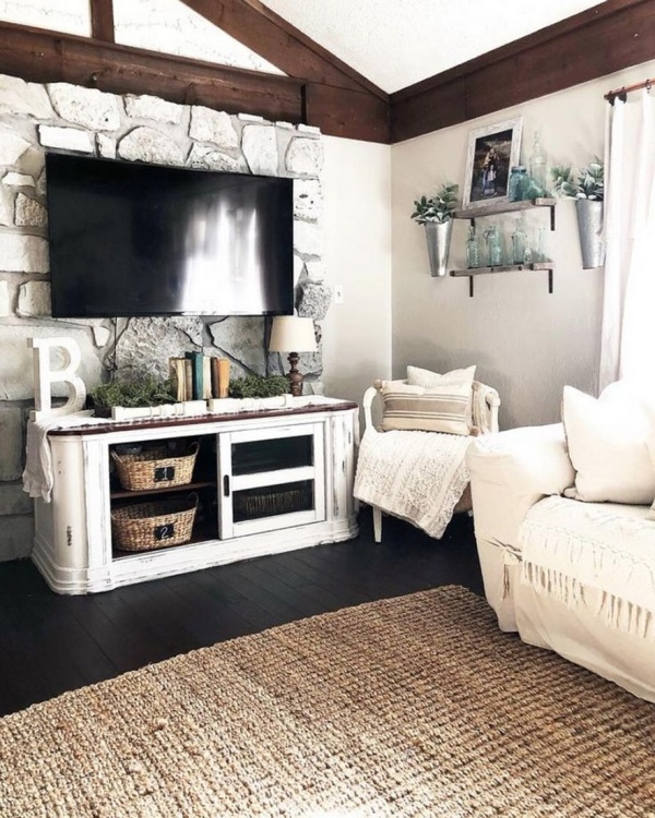 Cozy Farmhouse Living Room Decor Ideas