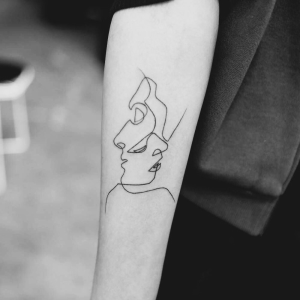 Single Line Tattoo Ideas To Try This Year