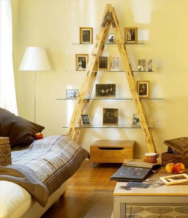 Ways You Can Use An Old Ladder For Home Decoration