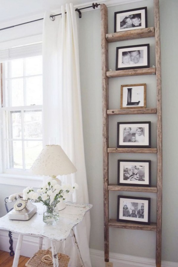 Ways You Can Use An Old Ladder For Home Decoration
